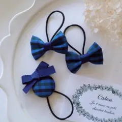 ヘアゴム ベビー キッズ 出産祝い プレゼント ファミリア風 ヘアクリップ