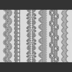 レース柄 シリコンモールド 6種セット ハンドメイド