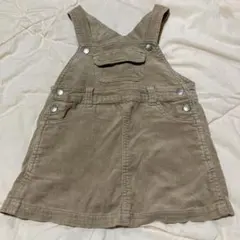 baiya 80 サロペット オーバーオール スカート コーデュロイ 秋冬