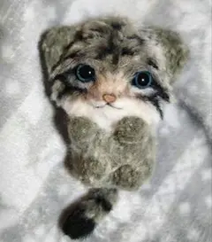 ころころマヌルネコ あみぐるみ