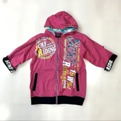 Y2K 00s フーディー　平成ギャル　サーフ系　派手　ギャル男　ラメ　英文字