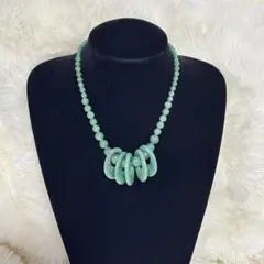 翡翠 ？　ネックレス　silver 刻印