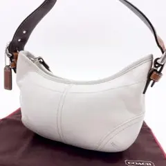 コーチ COACH レザー ショルダーバッグ ホワイト 11429 ブリーカー 