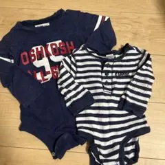 オシュコシュ 長袖ロンパース　80 70