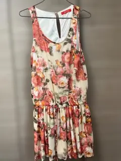 花柄ノースリーブワンピース　新品