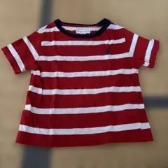 Ralph Lauren 赤白ストライプ Tシャツ 18M