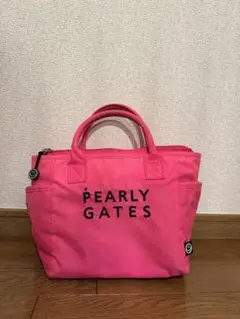 PEARLY GATES ピンク トートバッグ - メルカリ