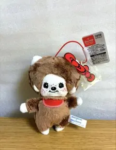 モンチッチ × ハローキティ おそろいアクリルチャーム付きマスコット　モンチッチ