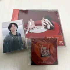 King & Princeキンプリ HEART 通常盤 ピンバッジ・特典トレカ付