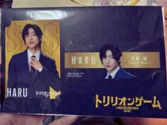 トリリオンゲーム　目黒蓮　コレクションカード　クリアカード