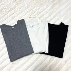 ジーユー　ソフトシアークルーネックt 3枚セット