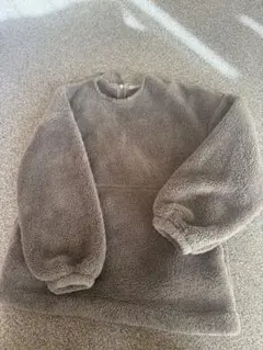 エリオポール ボア/ゴールドファスナー