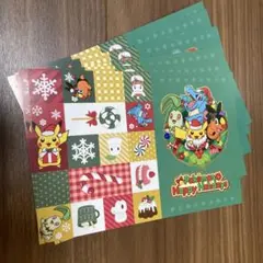 ポケモン　クリスマスカード　ポストカード　6枚