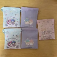 リトルツインスターズ・キキララ プチ巾着5個セット