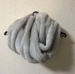 ライトグレー ネックウォーマー・スヌード