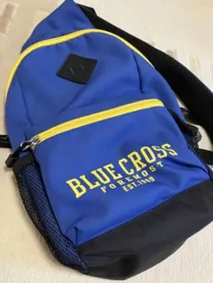 BLUE CROSS ボディバッグ 青 黄のサムネイル