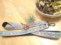 インド刺繍リボン　ネックストラップ