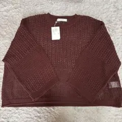 ways will ブラウン メッシュニット F