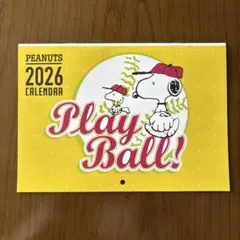 スヌーピーカレンダー　2026年令和8年【非売品新品未使用】