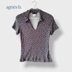 ＊agnès b. アニエスベー＊ サイズ2 トップス カットソー 半袖 襟付き