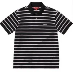 Washed Stripe Polo Black smallのサムネイル