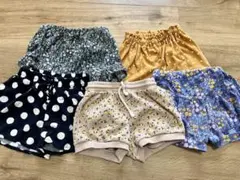 女の子　ショートパンツ　短パン　90cm 95cm 花柄　水玉　セット　夏のサムネイル