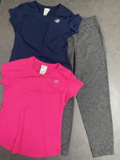 New Balance tシャツ 2枚　ユニクロジョガーパンツ