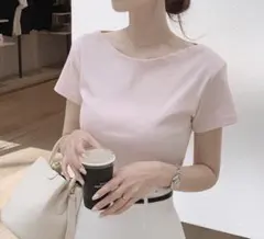 ボートネック半袖Tシャツ・p658338 ZARA GRL snidelのサムネイル