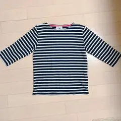 BACK NUMBER ボーダー　Tシャツ（5分丈位）