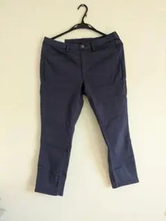 XL ネイビー クロップドレギンスパンツ