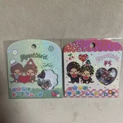 【新品正規品】 モンチッチ おはじきシールフレークセット