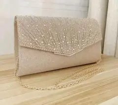 パーティバッグ 結婚式 ゴールド