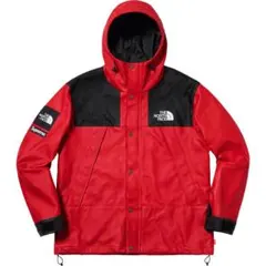 新品 国内正規 赤 Supreme North Face Leather