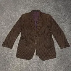 テーラードジャケット コーデュロイ ストライプ柄