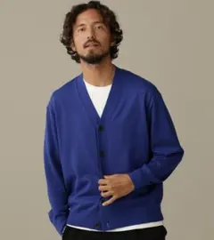 NANO universe スーパーファインゲージカーディガン