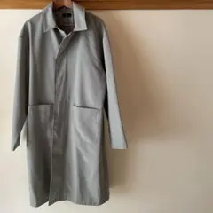 ZIP FIVE グレー ステンカラーコートのサムネイル