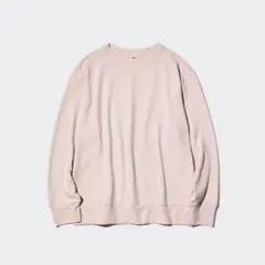 ユニクロ ソフトニットフリースクルーネックT 11 PINK Mサイズ