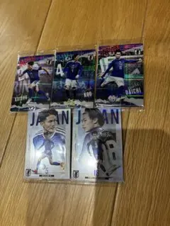 2026サッカー日本代表ウエハース5枚セット【未開封】