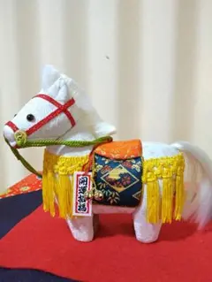 手作り木目込干支「午(うま)」置物①
