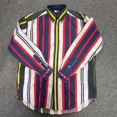 TOMMY HILFIGER オーバーサイズ　シャツ　古着　トミーヒルフィガー