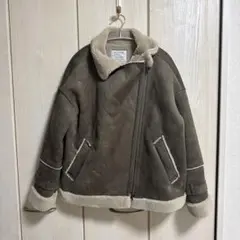 BAYFLOW フェイクムートンブルゾン