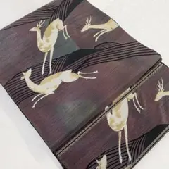 さ*で様 G6⭐️正絹　オシャレ袋帯　6通柄　逸品