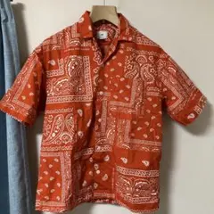 H&M オーバーサイズ バンダナ柄シャツ Sのサムネイル