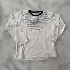 EMPORIO ARMANI ホワイト長袖Tシャツ 36M 98cm