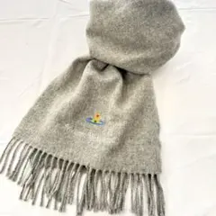 美品 Vivienne Westwood ヴィヴィアン グレー マフラー オーブ