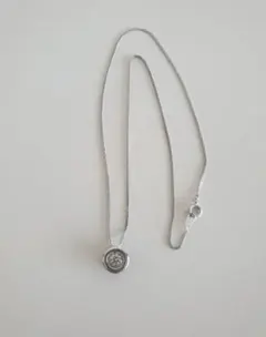 サージカルステンレス　ネックレス　トップ　ジルコニア ダイヤモンド　316Ｌ