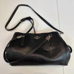 coach コーチ ショルダーバッグ トートバッグ レザー ブラック