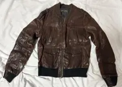 大幅お値下げ！！GOLDEN GOOSE ブラウンレザーアウター