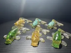 カラフルな鯉の置物 6体セット ②のサムネイル
