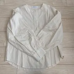 美品✨FUTIERLAND 長袖シャツ M アイボリー